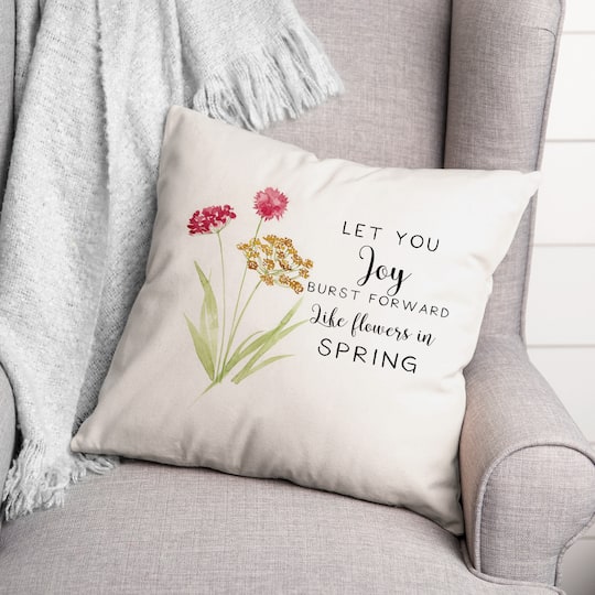 Joy Burst 18" x 18" Throw Pillow